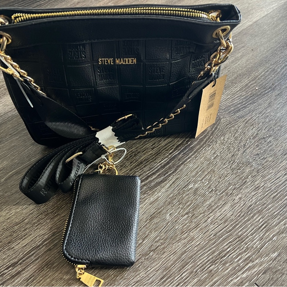 Steve Madden Black Women's Bag Set
